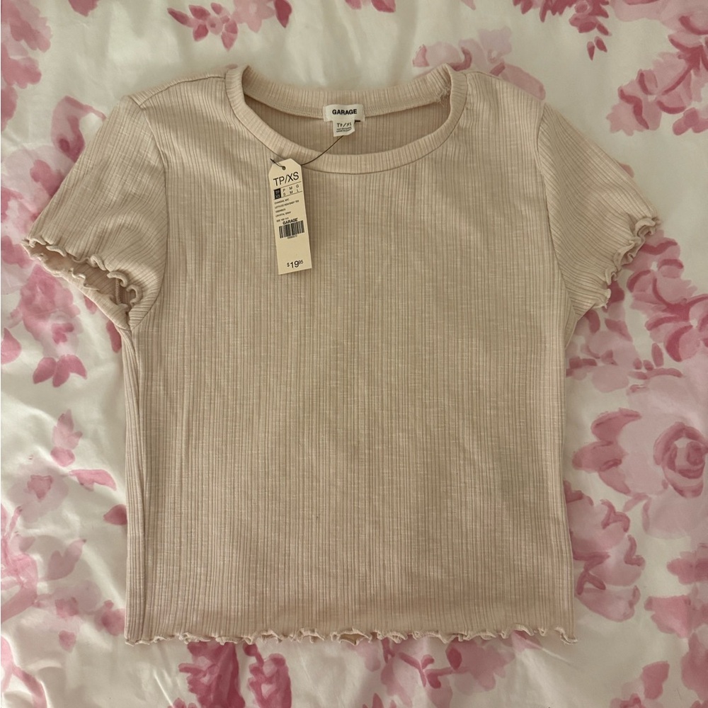 Garage lettuce hem baby tee